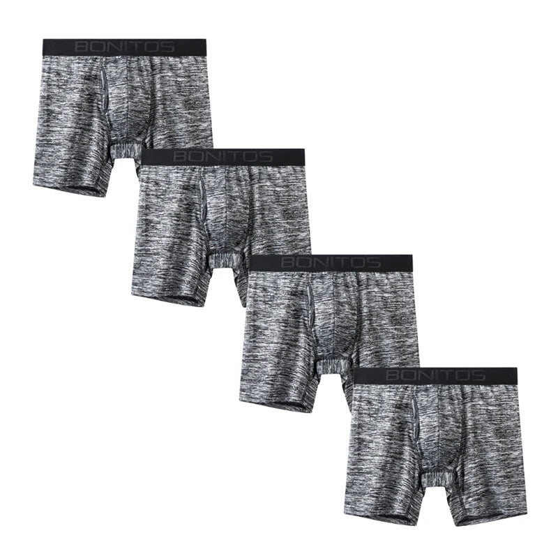 4pcs Front opening underpants men brand Boxers man sexy boxer shorts Men's panties gift underwear for mens calecon