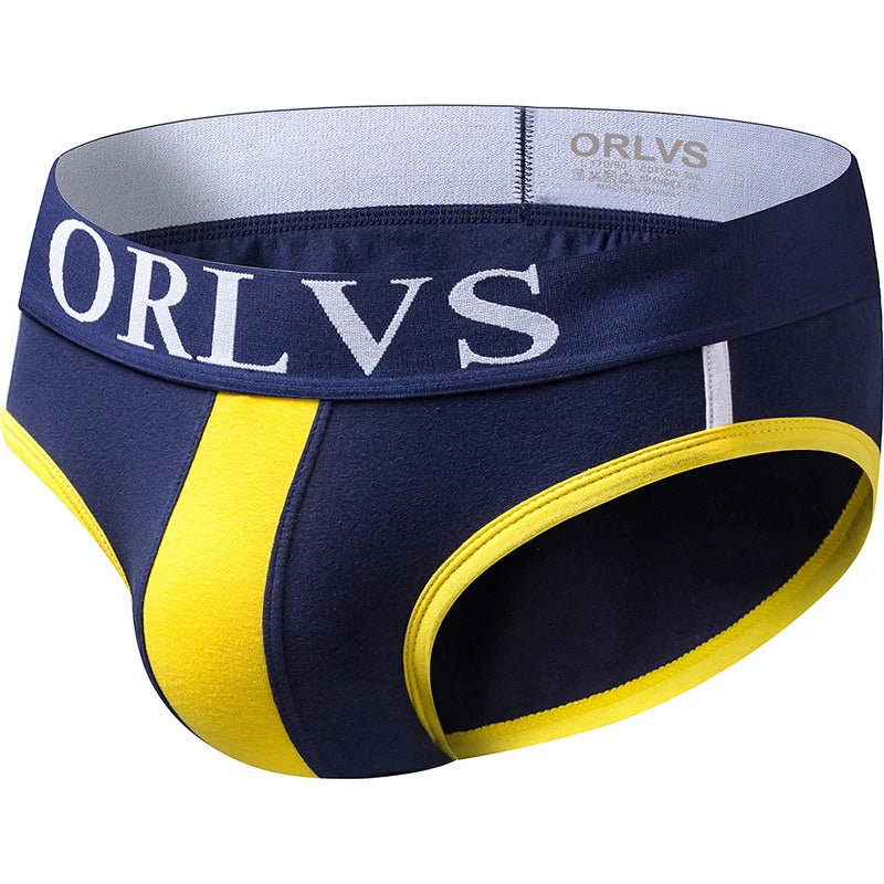 ORLVS Brand sexy gay briefs men bikini male underwear slip hombre calzoncillos hombre kinckers for men briefs addicted underwear