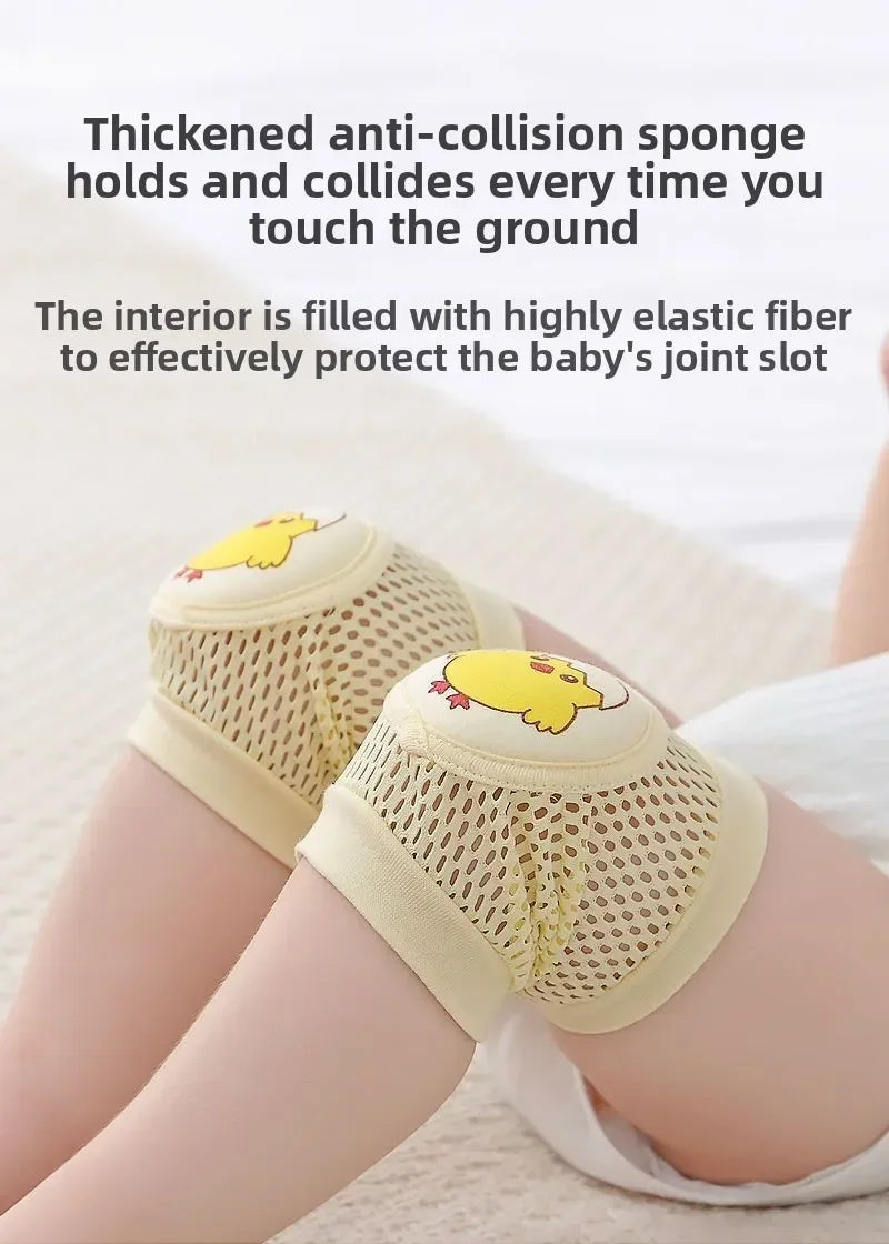 Baby Knee Pads Thin Summer Infant Crawling Protector Anti-fall Toddler Learning To Walk Knee Sleeve for Newborn Crawling Elbow