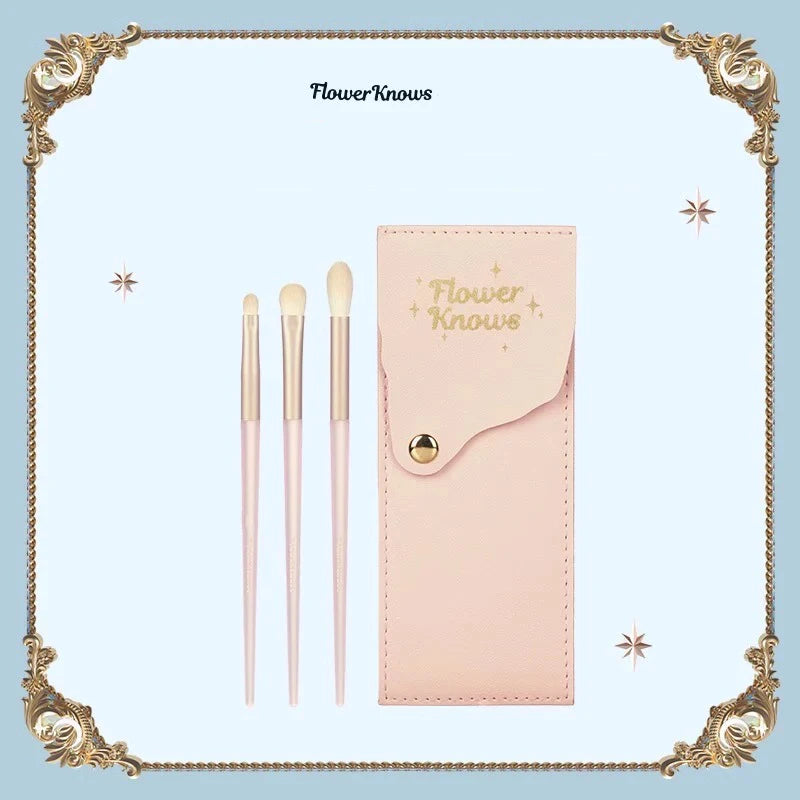 Makeup Flower Knows Set Swan Ballet Series Six Color Eyeshadow Palette Embossed Blusher Shine Lipstick Kit With Bag All In