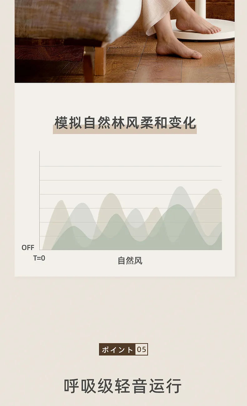 Electric fan floor fan silent household large wind desktop small air circulation refrigeration air conditioner