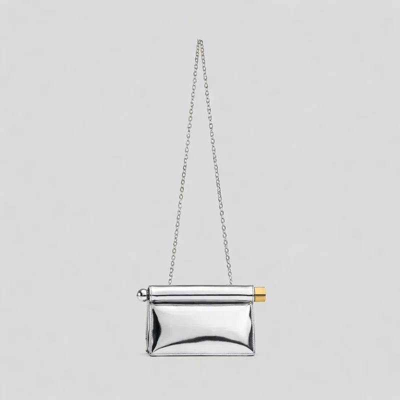 Luxury Designer Handbag for Women New Fashion Take-out Clutch with Metal Dreses Purses Prom Bag for Ladies Crossbody Bag
