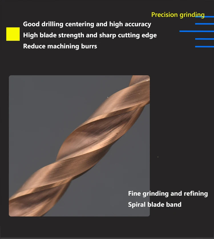 CNC Carbide Drill 60 80 100mm Long Length Steel For Stainless Steel Metal 123456789-15mm Wood Drill Solid Tungsten Carbide Bits