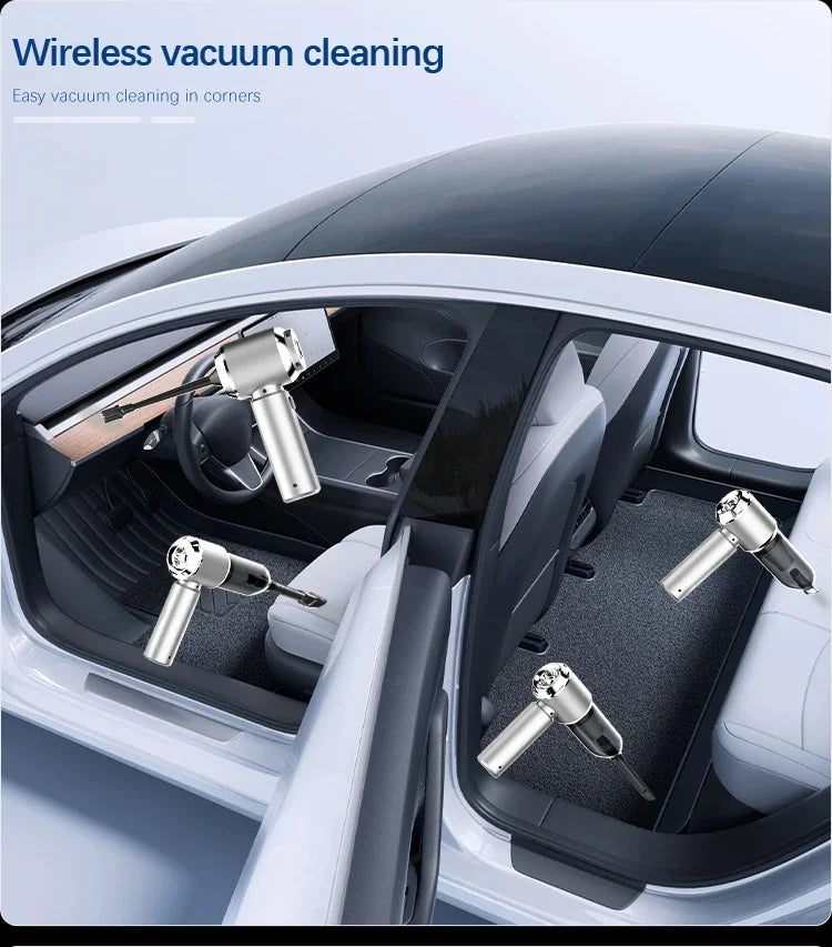 SZUK 180000PA Mini Car Vacuum Cleaner Portable Powerful Cleaning Machine Handheld for Car Wireless Vacuum Cleaner Home Appliance