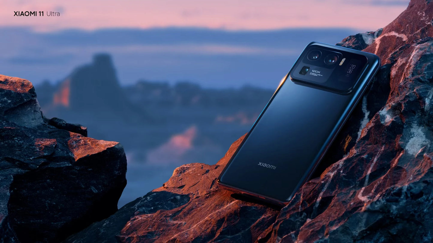 Xiaomi Mi 11 Ultra Smartphone 5G 5000mAh Battery Snapdragon 888 Octa-core 50MP Camera Global firmware 6.81” Display  used phone