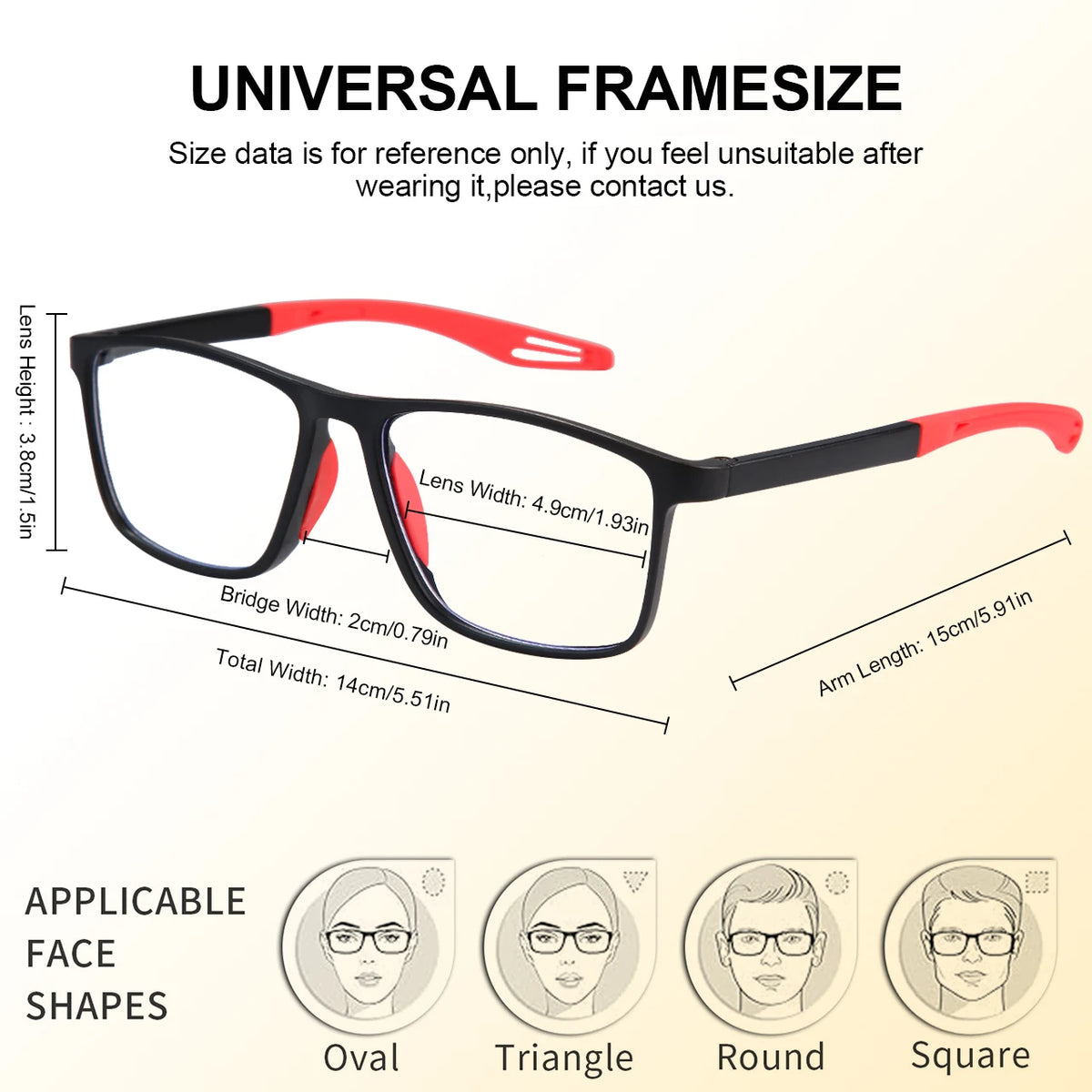 2PCS 3-in-1 Progressive Reading Glasses - Anti-Blue Light, Multifocal Lenses for Near & Far Vision, +1.0 to +3.0 Diopter