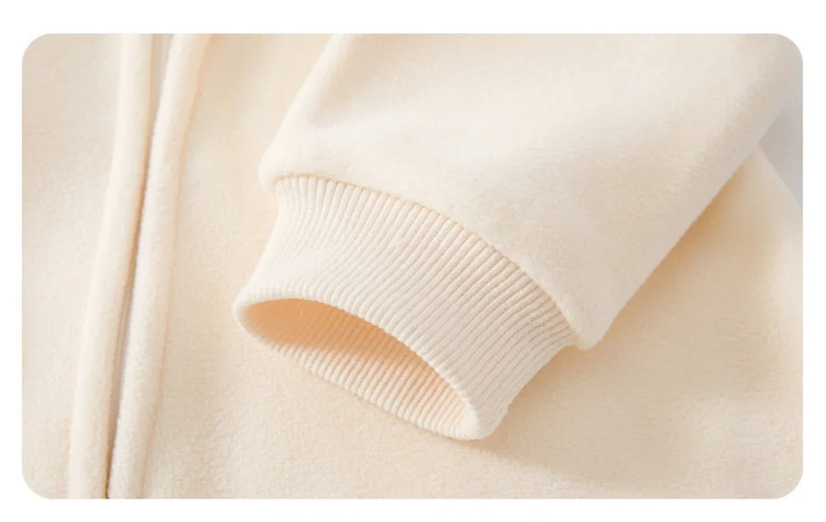 2026 Autumn Casual Baby Bodysuit Cute Bear Ear Long Sleeve Hooded Jumpsuit for 6M-3T Boys Girls Soft Warm Infant Romper
