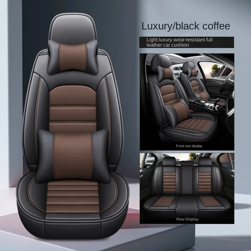 Universal Style Car Seat Cover for Volkswagen Touareg Golf ID3 ID4 X T-Cross Car Accessories Interior Details Seat Protector