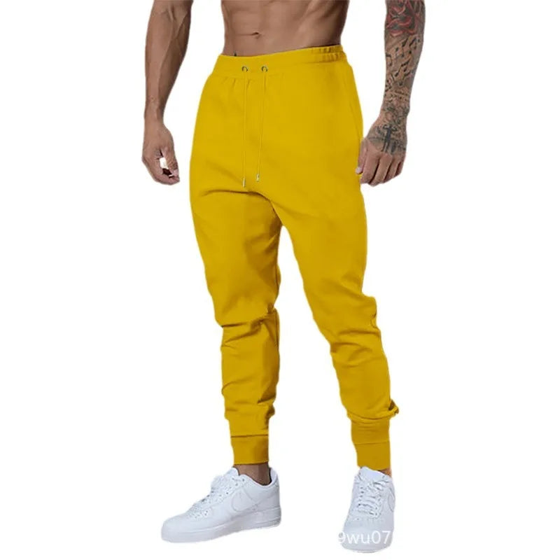 Men's Clothing 2025 Four Seasons Men's Leggings Trousers Casual Pants