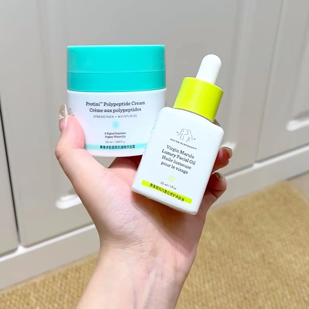 LALA RETRO WHIPPED Face Whipped Cream Polypeptide Protein Strengthen Moisturizer Hydrating Luxury Facial Oil Skin Care Set
