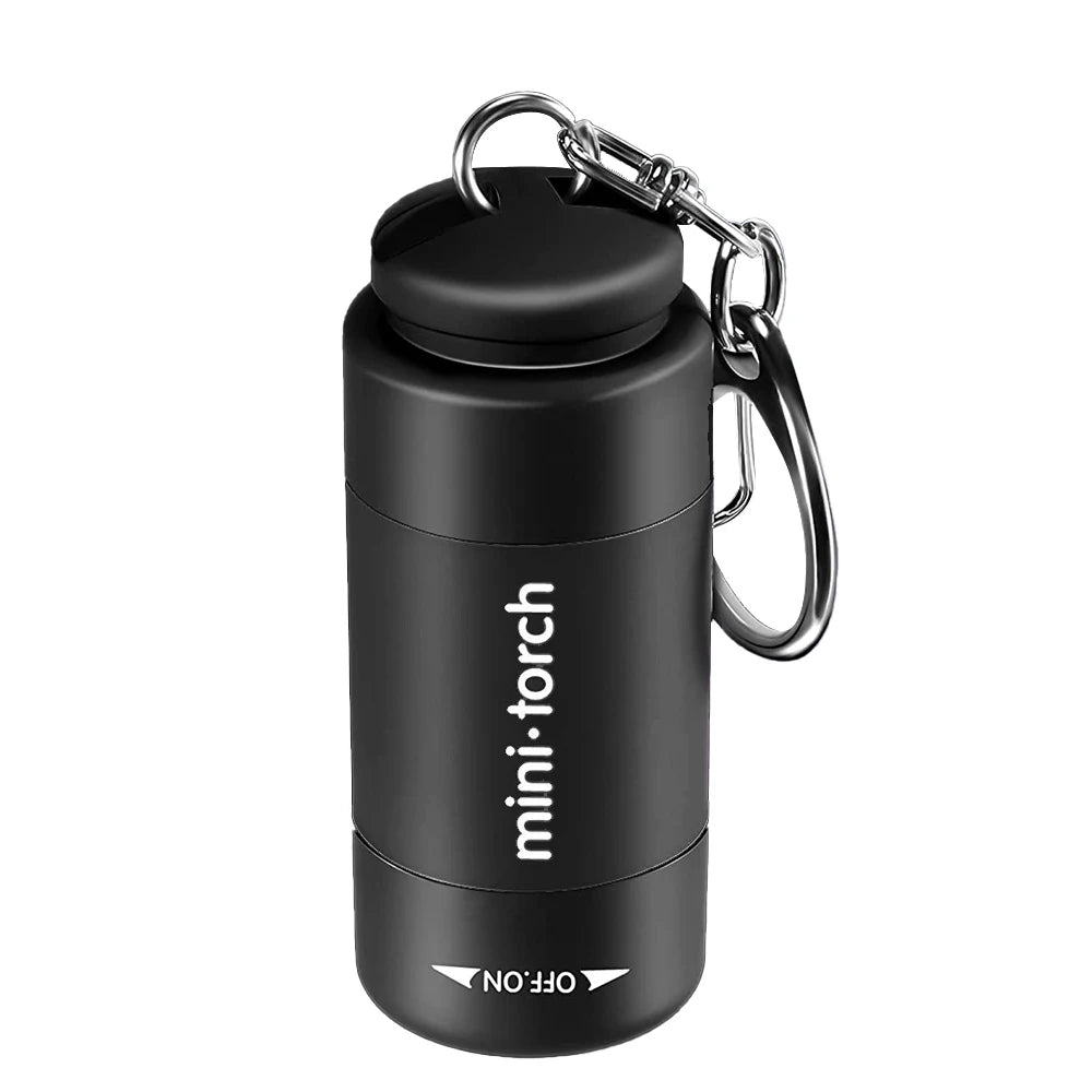 3/1pcs LED Mini Torch Light USB Rechargeable Flashlight Outdoor Waterproof Keychain Torches Lights For Hiking Camping Lighting