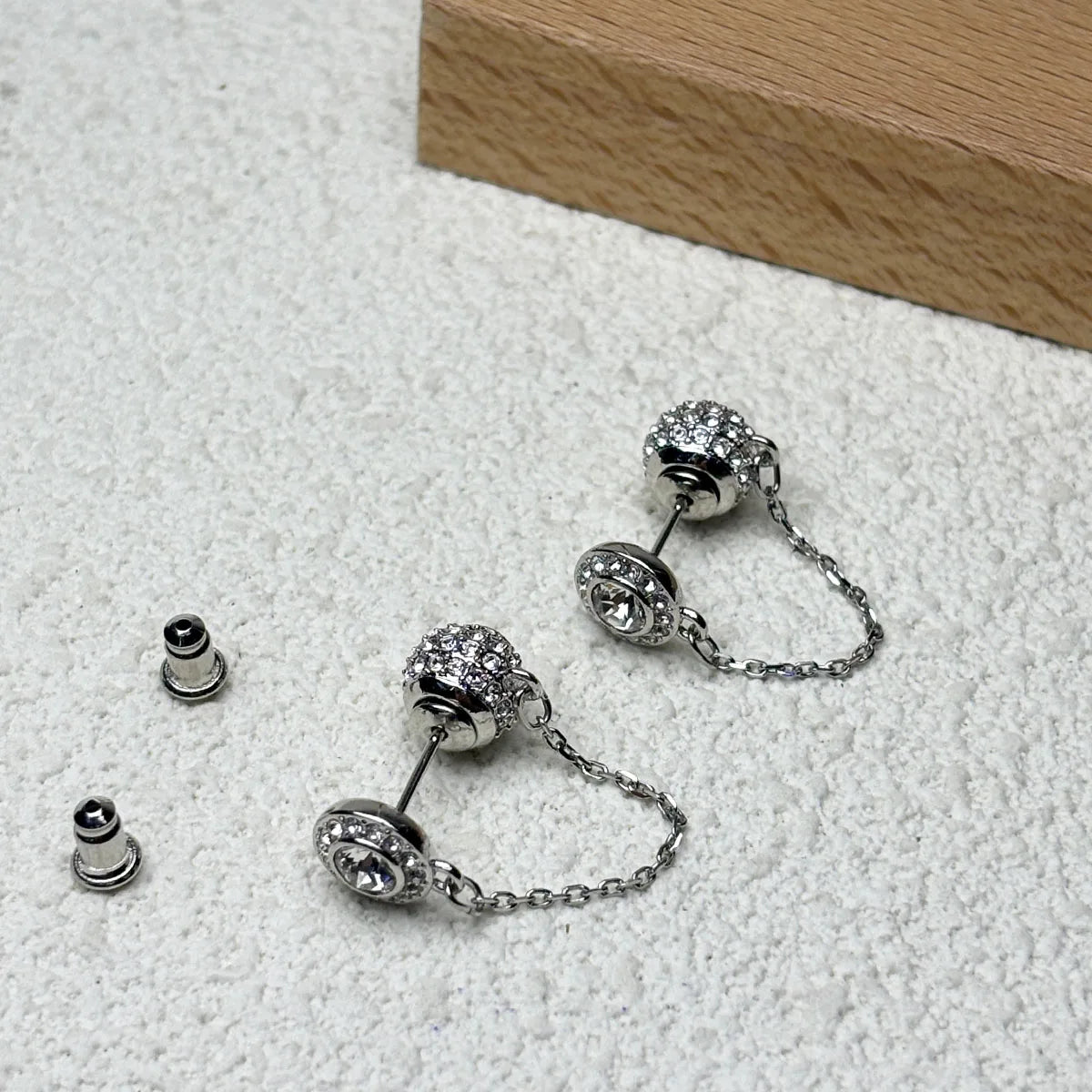 Original 2025 Geometric Charm Boutique Jewelry Set Women Zircon Crystal Necklace Bracelet Earrings Romantic Jewelry Gift