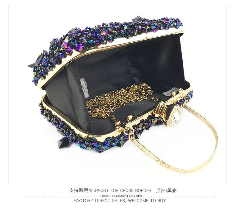 Crossbody Bags for Women 2023 Luxury Designer Fashion Party Handbags Trend Chain Cluth Sac De Luxe Femme Wedding Bags