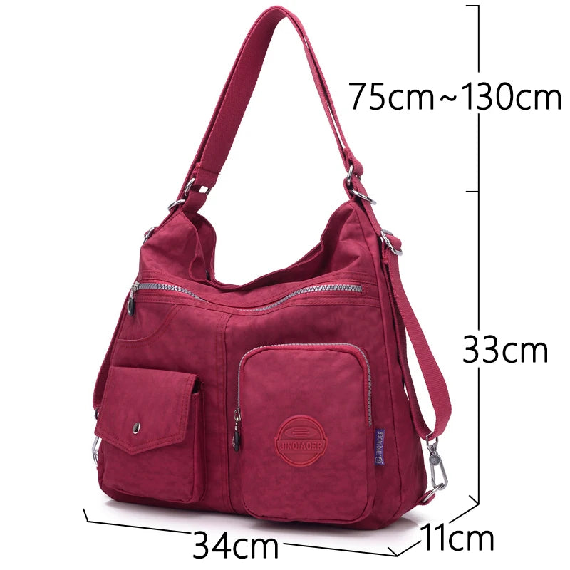 Luxury Handbags Women Bags Designer Waterproof Bylon Cloth Crossbody Bags for Women 2026 Large Capacity Lady Shoulder Bag Tote