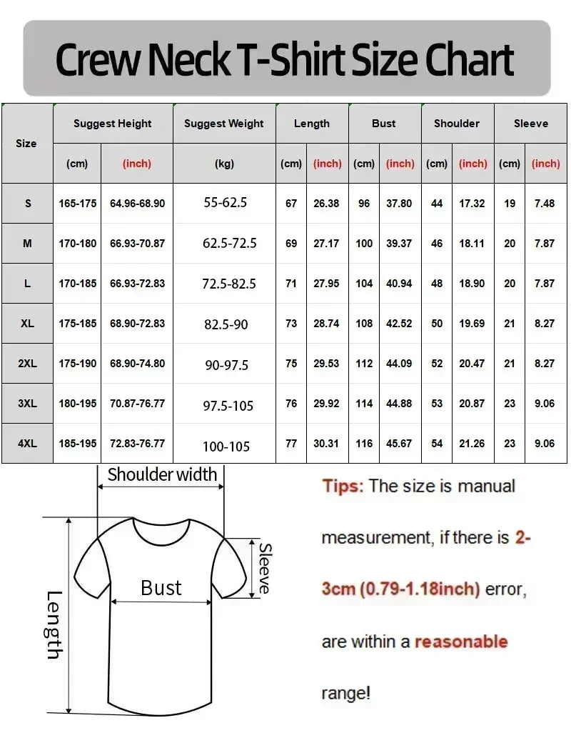 Summer Men's Cool-Comfort Pure Cotton Casual Round-neck Pattern T-shirt Loose Base Layer Shirt for Boys