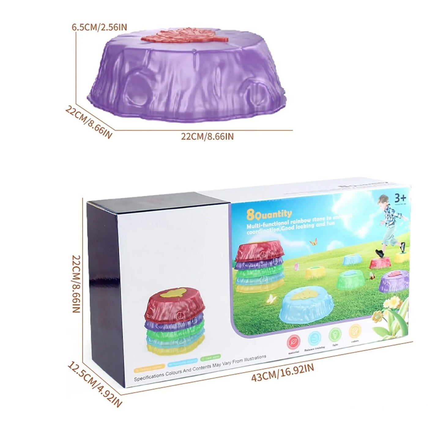 Early Childhood Education Toys Fun Toys Children Colorful Luminous Balance Training Parent-Child Interaction Indoor Play Family