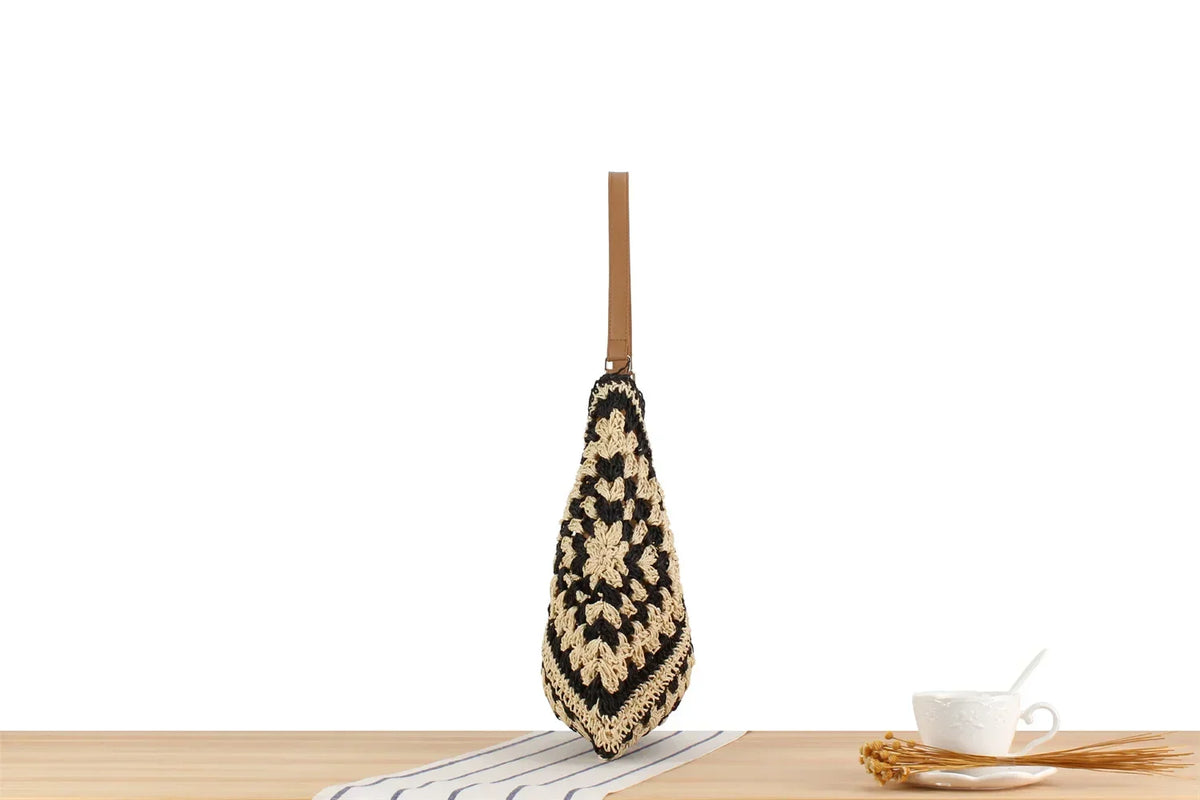 Women's Retro Handbag, Woven lightweight Handbag, Fashionable Commuting and Travel Shopping Bag,