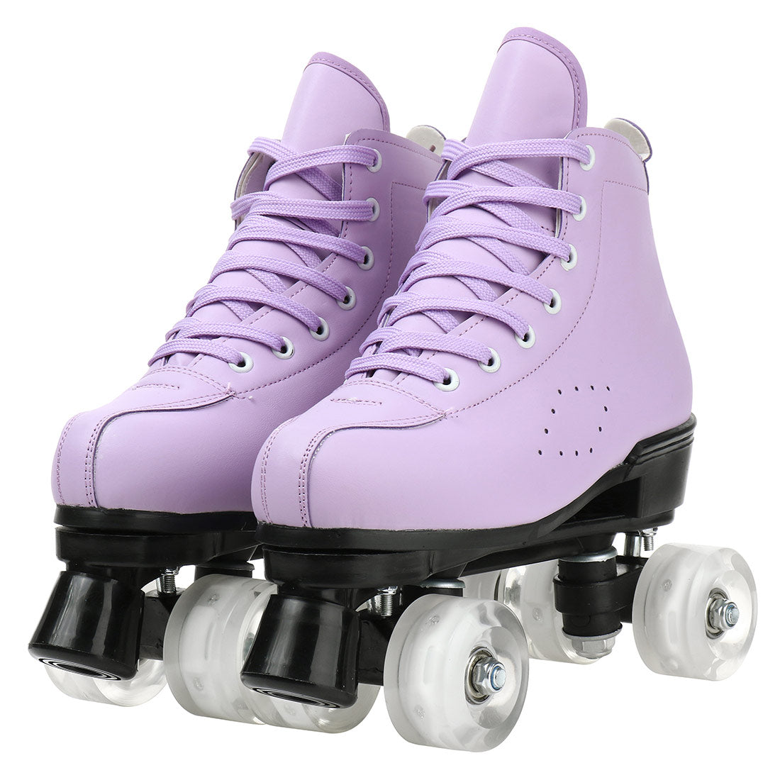 2025 Double-Row Roller Skate Shoes  4 Wheels Skates For Women Men Outdoor Sport Skating Training Quad Sneakers Size 34 35 36-45
