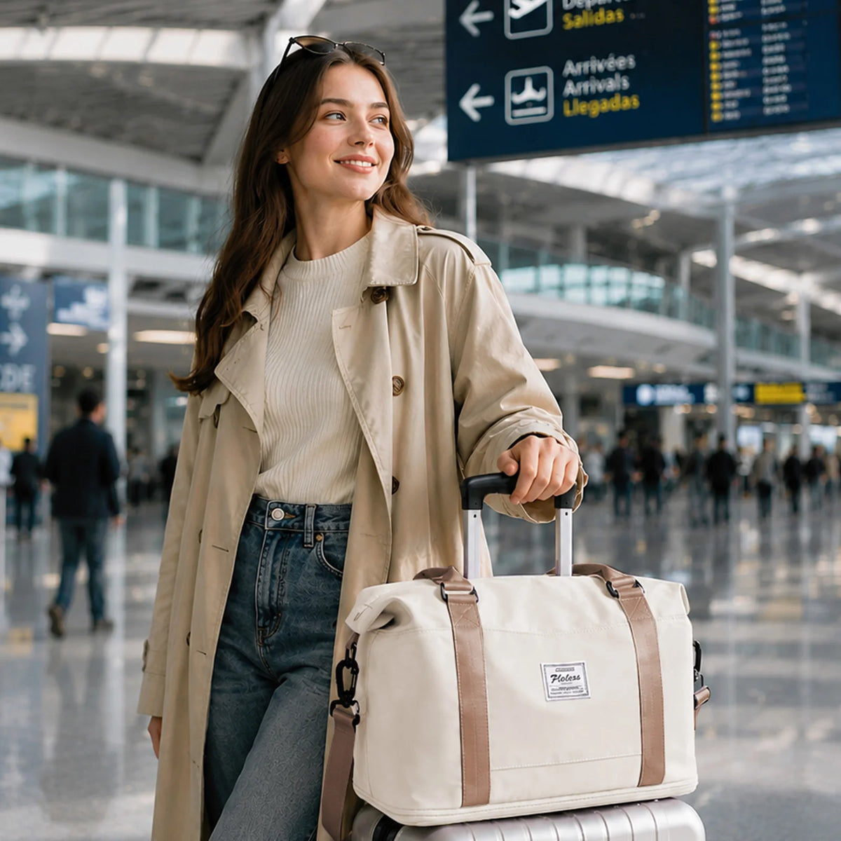 Weekend Bags for Women Travel Bag Ryanair Cabin Bag 40x30x20 Foldable Hand Luggage Travel Bag for Men Waterproof Gym Sports Bag