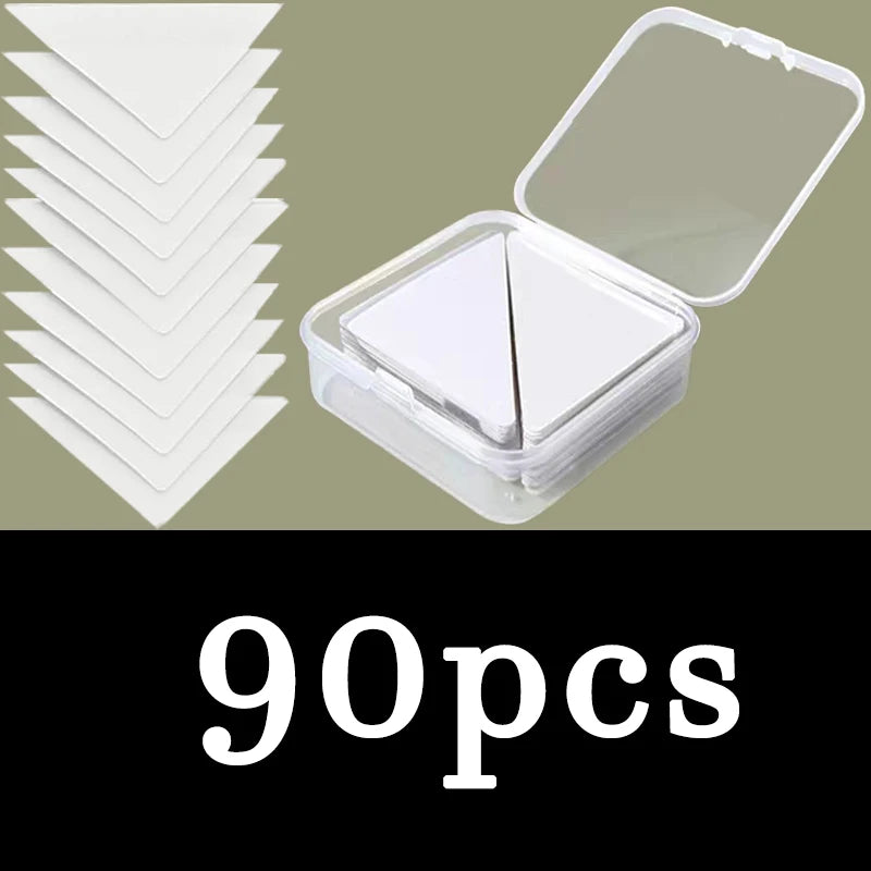 Prevent Deformation Collar Stays Stickers Anti Roll Stand Collar Shaper Adhesive Shaping Patch Avoid Curl Polo Shirts Fixed Pads