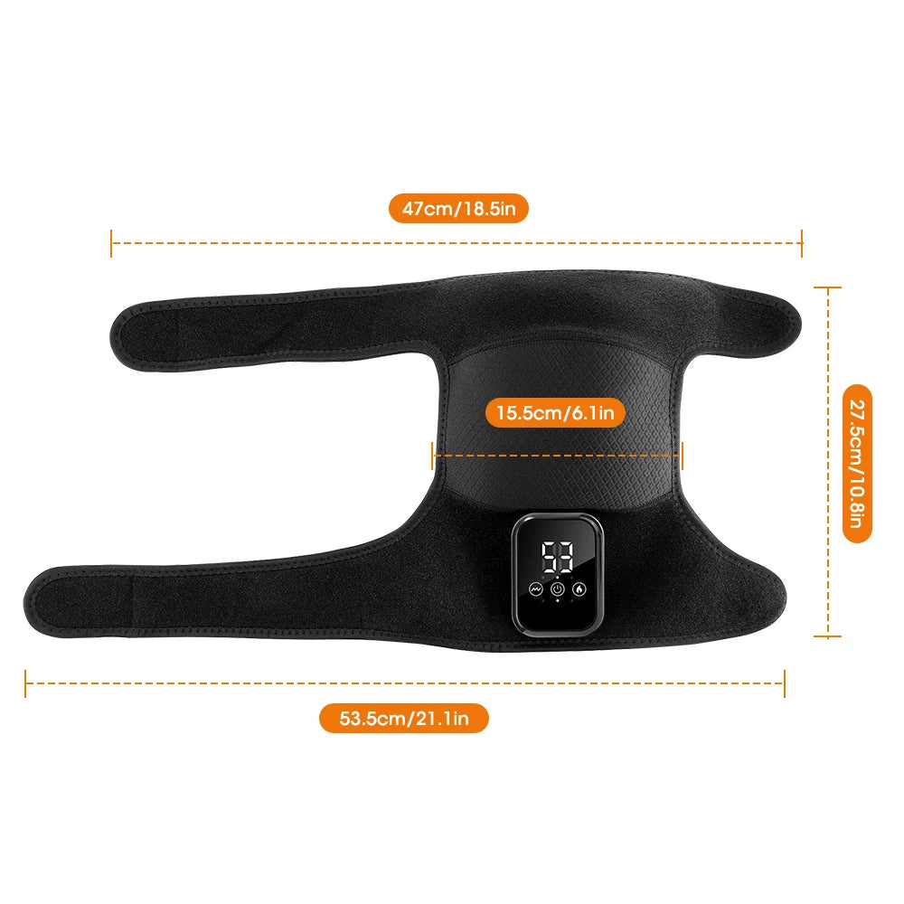 Heating Massage Knee Pad Shoulder Elbow Smart Vibration Hot Compress Protemote Blood Circulation Muscle Relax Joint Massager