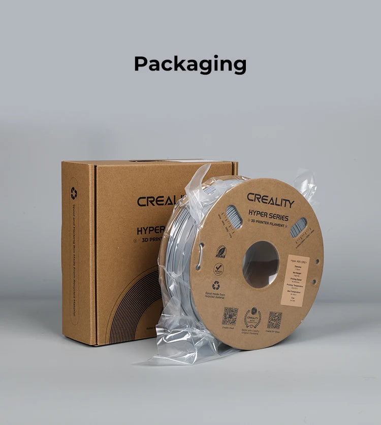 Creality Hyper ABS Filament 1.75mm for High-Speed Printing Convenient Open Printing, 1kg(2.2lbs) Spool Fit Most 3Dz Printer