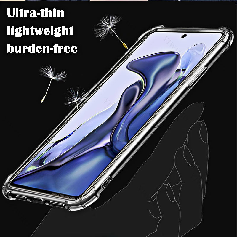 For Xiaomi 11T Clear Phone Soft Case HD Transparent for Xiaomi 11 T 6.67" 21081111RG Shockproof Anti-Scratch Covers Shell Safety