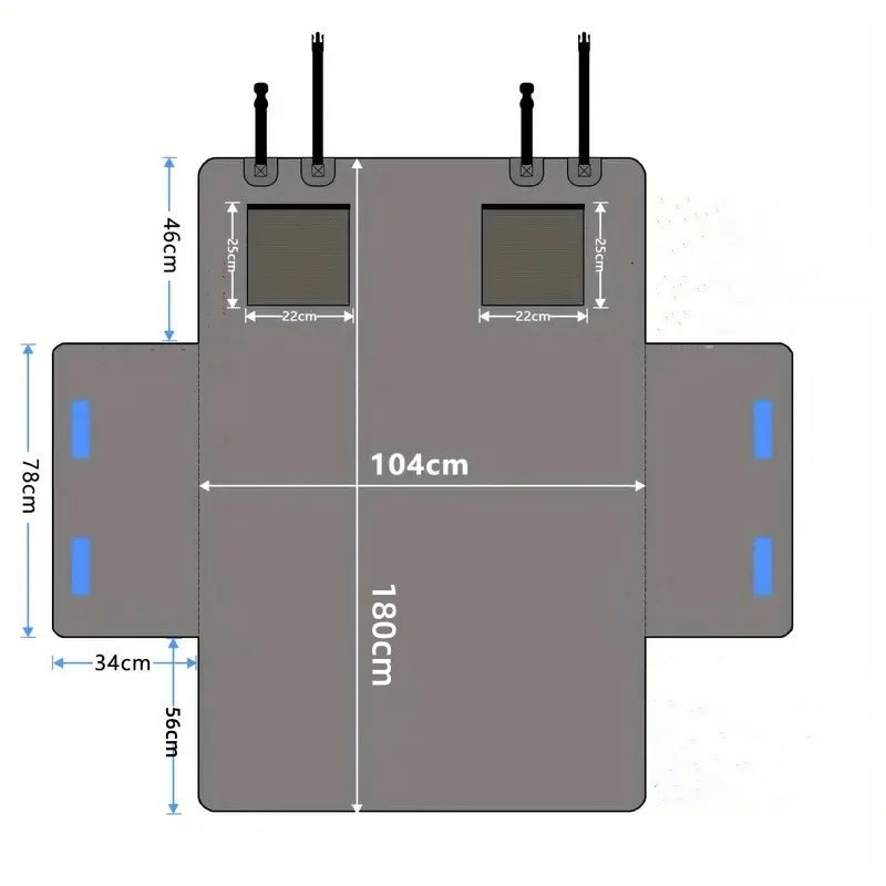 Waterproof Dog Car Seat Cover Trunk Case Dog Car Transporter Travel Mat Pad Dog Carriers Hammock For Small Medium Large Dogs