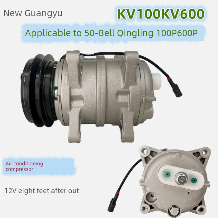 Brand New Phone Applicable to Isuzu Qingling 100p600p Air Conditioning Compressor Country 4 Kv100kv600 Refrigeration Pump ·