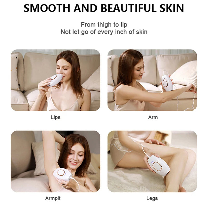 Mini Portable Facial Bikini Permanent Ipl Laser Hair Removal Device Home Whole Body Use Epilator With Rapid Flash Technology