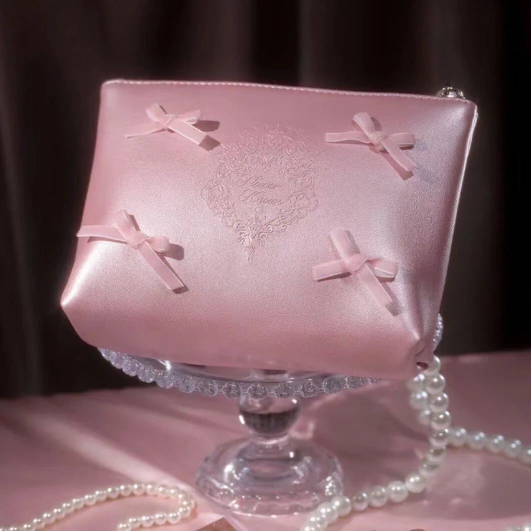 Makeup Flower Knows Set Swan Ballet Series Six Color Eyeshadow Palette Embossed Blusher Shine Lipstick Kit With Bag All In