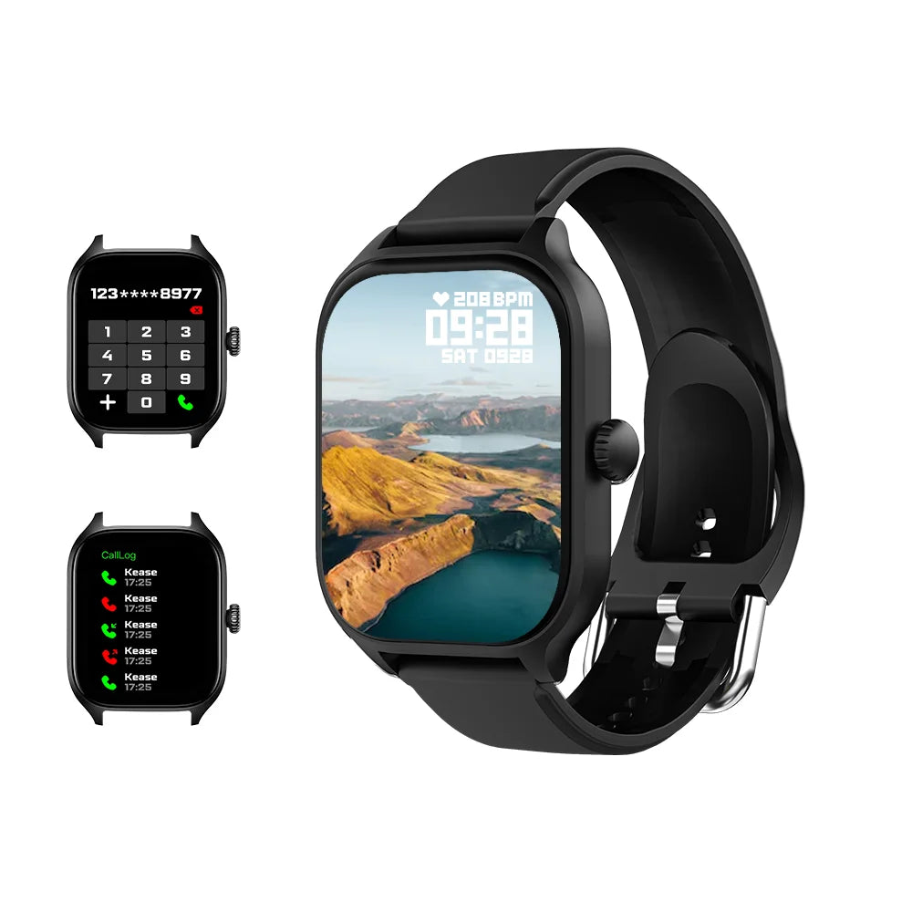 LAXASFIT New H9 Promax Smart Watch Dial to Answer Calls Calorie Tracking Heart Rate Oximetry Monitoring Bluetooth Smartwatch