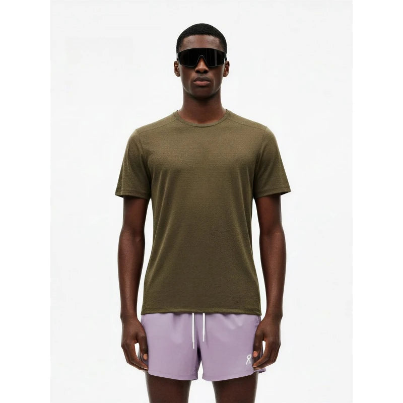 2026 New Quick Drying T-shirt for Men's Outdoor Sports, Moisture Wicking and Cool Short Sleeved Top for Summer