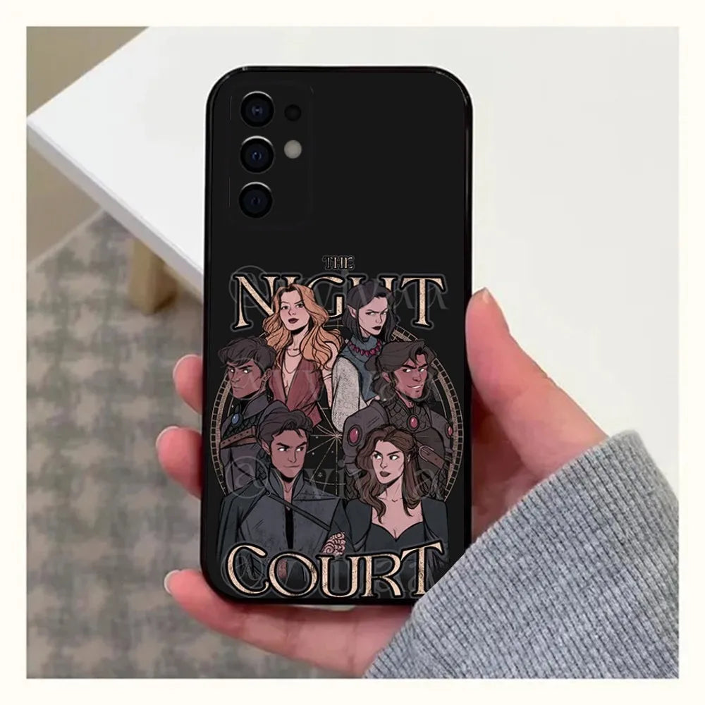 Acotar A Court of Mist and Fury Phone Case For Samsung S24,S21,S22,S23,S30,Ultra,S20,Plus,Fe,Lite,Note,10,9,5G Black Soft Cover