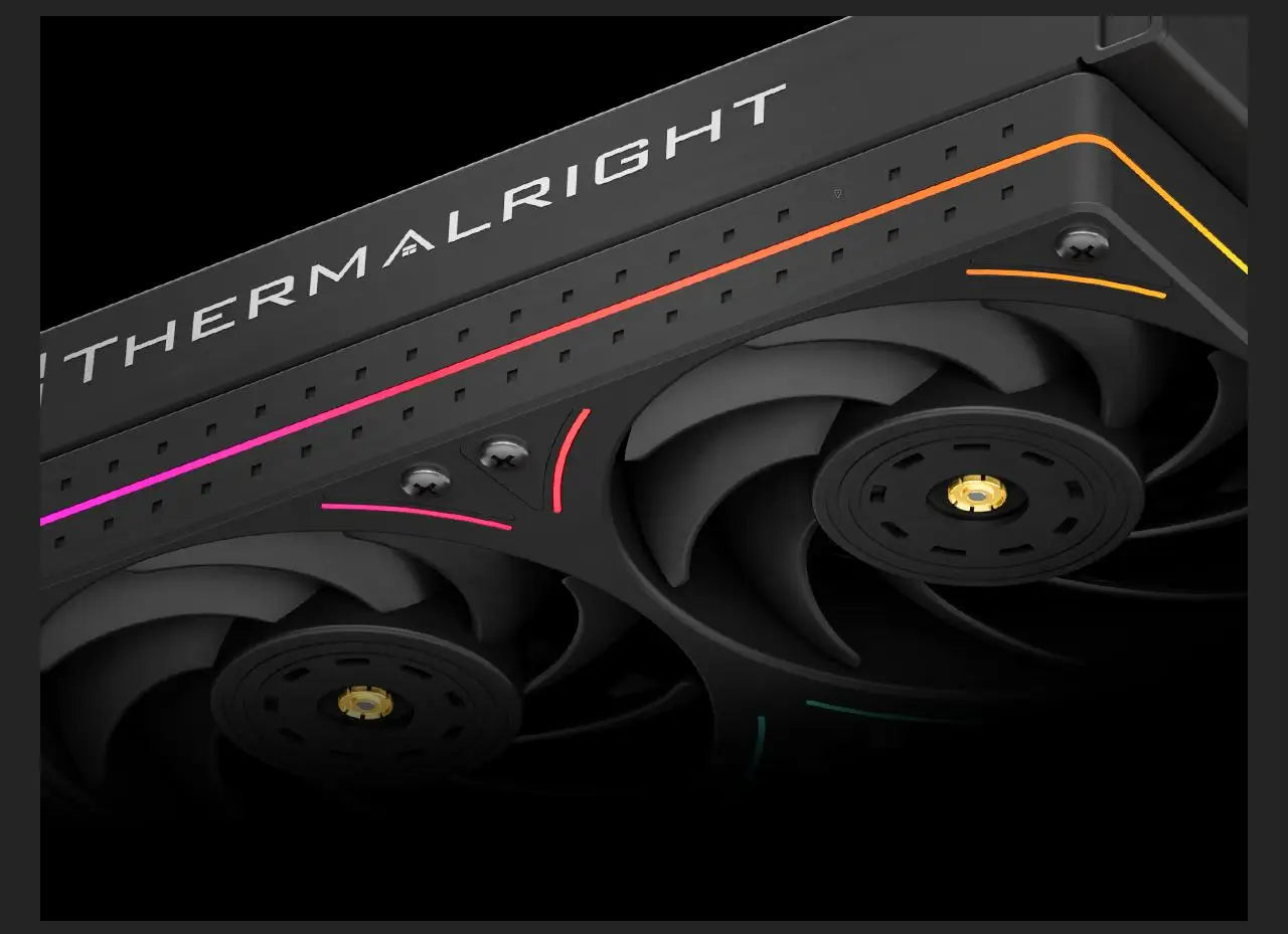 Thermalright TL-UB24 Computer Case Fan, ARGB 240mm Single-Frame Case Fan (2x120mm)/Silent/High CFM/PWM/2150 RPM