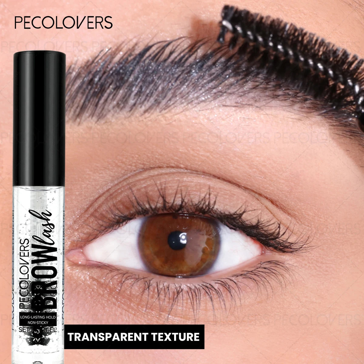 1PC Eyebrow Gel with Brush - Mild Formula, Light and Non-sticky, Strong Styling, Waterproof, Suitable for All Skin Types