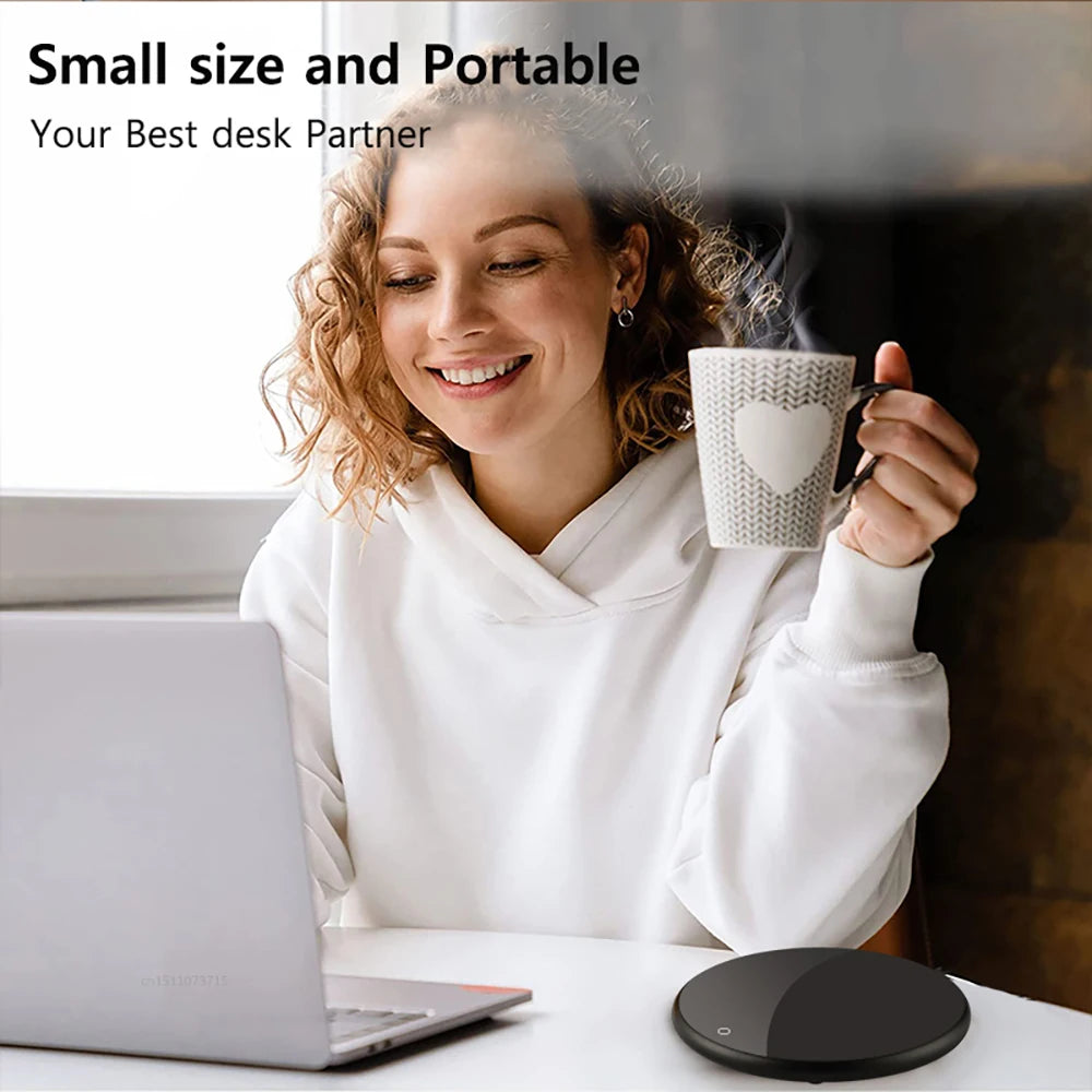 Mug Warmer Cup Heater Mini USB Cup Warmer Electric Thermostatic Coaster Coffee Milk Tea Water Heating Pad Constant Warming Mat