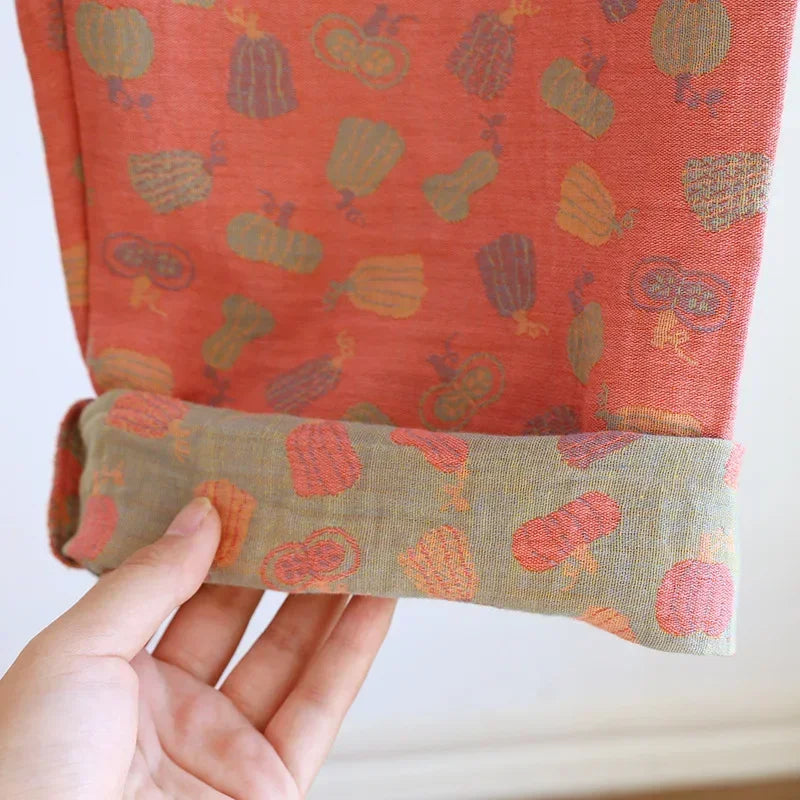 2025 New Spring and Autumn Pajama Set 100%Cotton Comfortable Long sleeved Two Piece Home Furnishings Large Size Home Furnishings