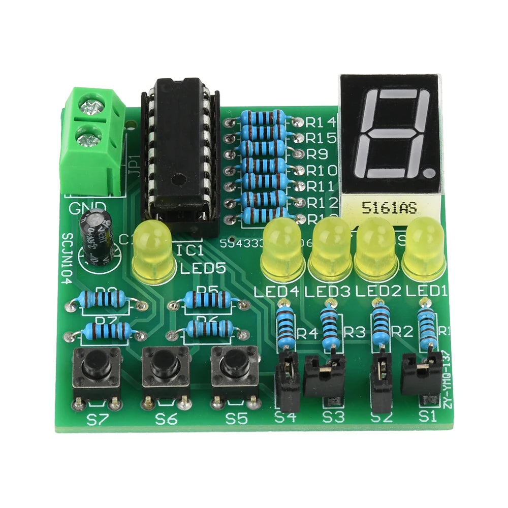 DC 5V DIY Electronics Training Kit Decoding Display for Manufacturing Experiment And Welding Teaching Parts