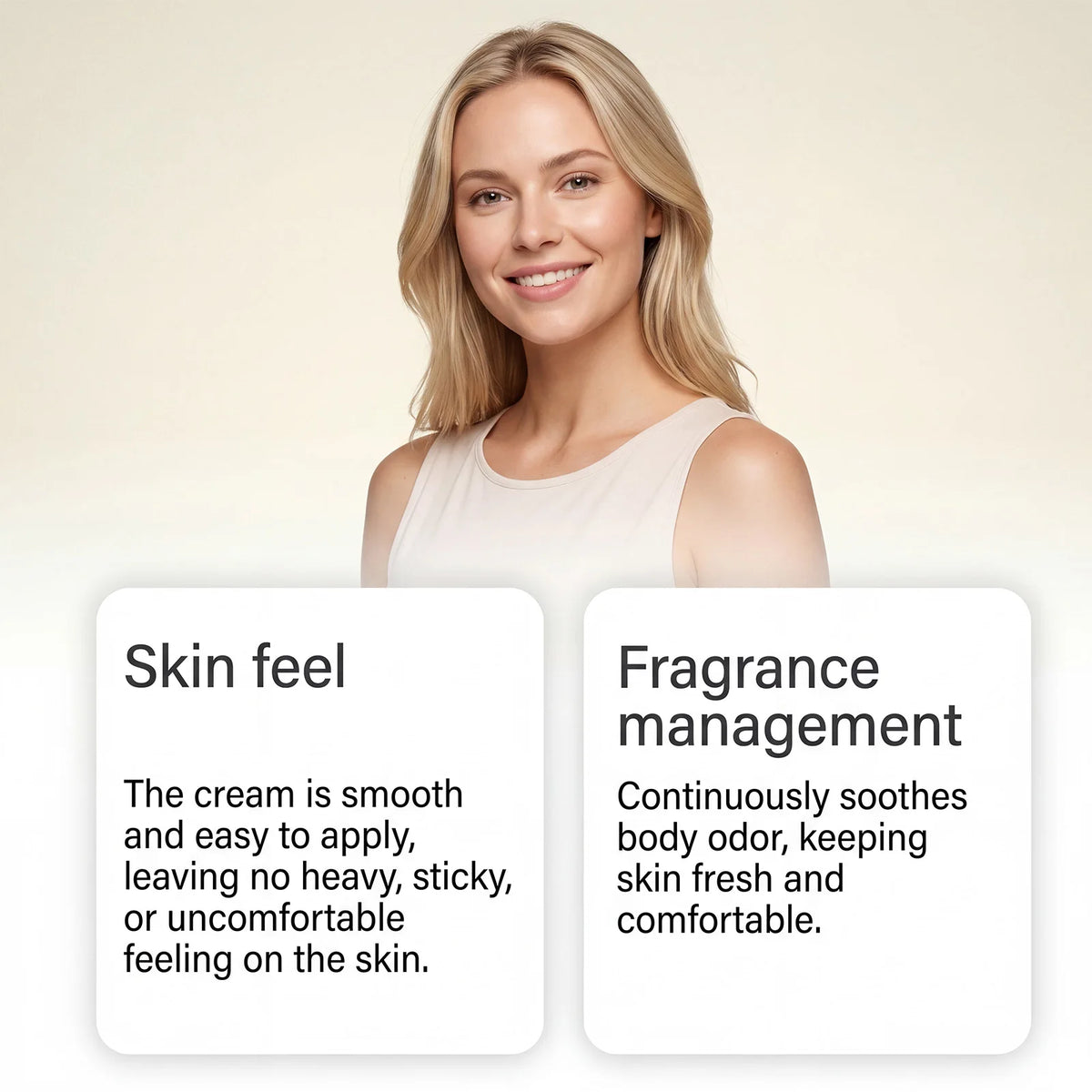 Vanilla Deodorant Stick Armpit Antiperspirant Odor Eliminator Brightening Skin Care Products Kojic Acid Turmeric Deodorant 83g