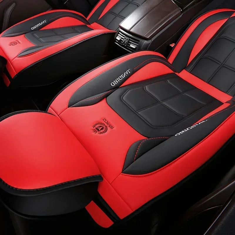 Car Seat Cover Set, 5 Colors , Universal Fit, Full Coverage, Stylish & Durable, Enhance Car Interior Accessories