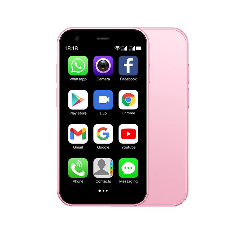 Mini Android Smartphone, Dual SIM Dual Standby, 2+16GB RAM, Android 8.1 System, GPS Supported, Touchscreen, WiFi Connectivity