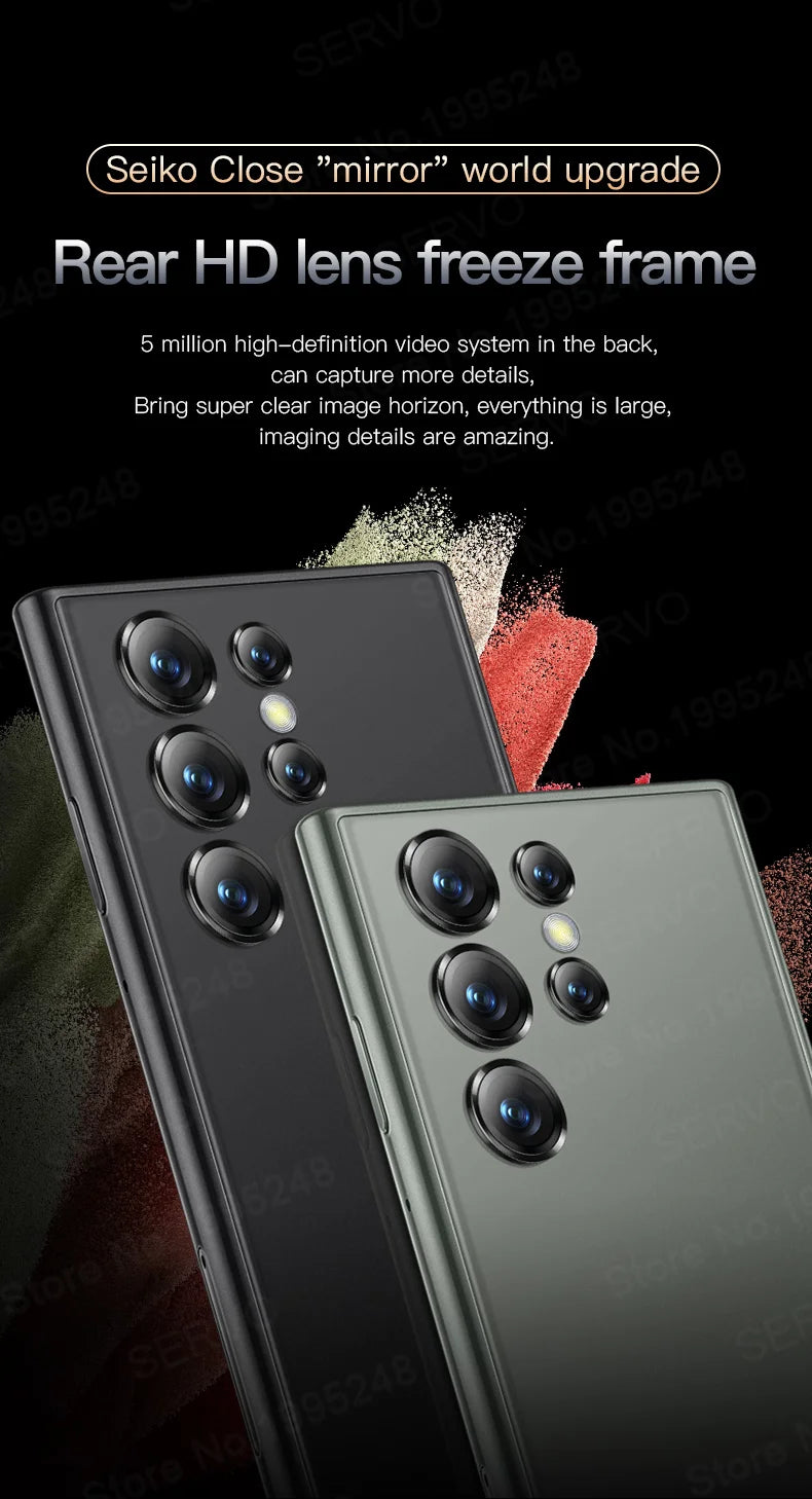 SERVO S24 MINI Android Smartphone 4G Network 2 SIM standby Play Store Face Unlock 3.0" Color Screen Mini Card Smart Mobile Phone