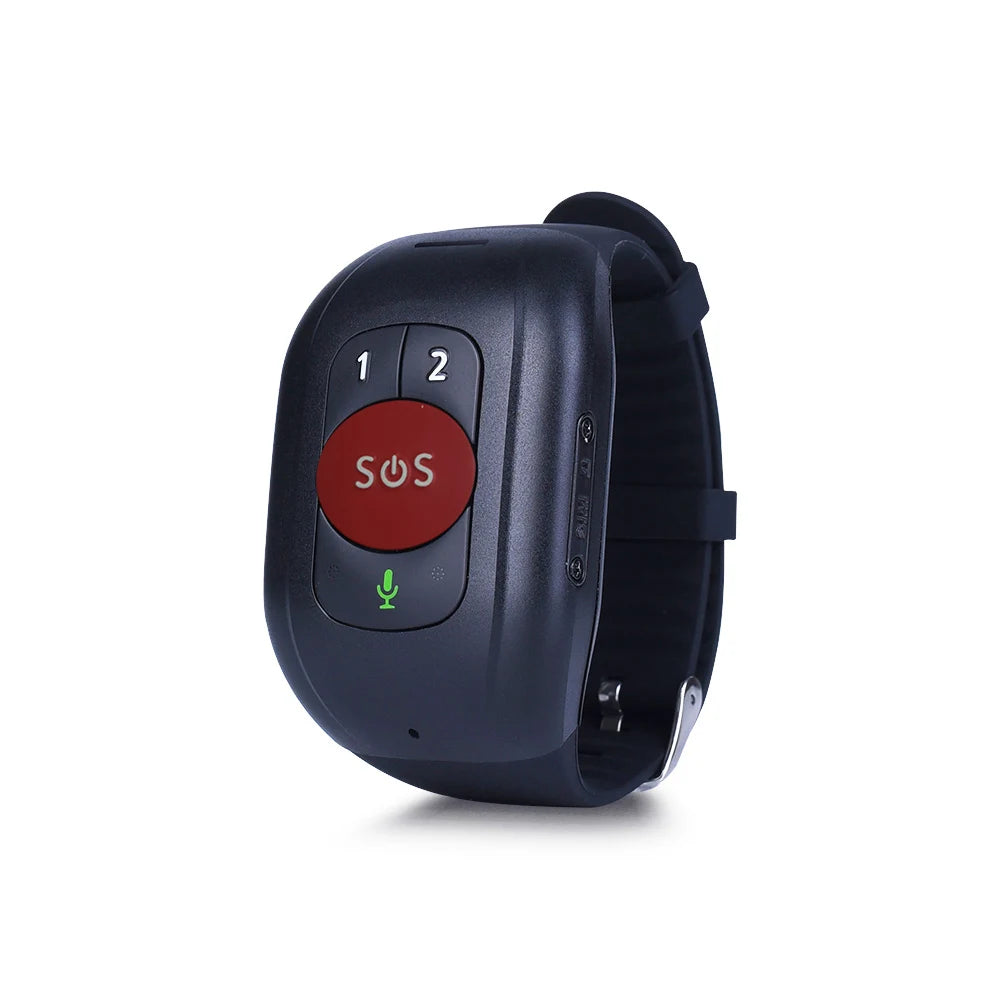 NEW Elderly GPS Tracker 4G SIM SOS Button Wristband GPS Emergency Alarm IP67 Waterproof GPS TrackingHeart Rate Blood Pressure