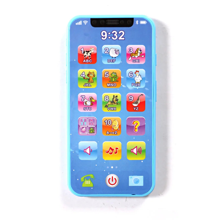 Baby Learning Simulation Mobile Phone Music Toys Early Education English/Russian Learning Machine Children's Vocal Toys