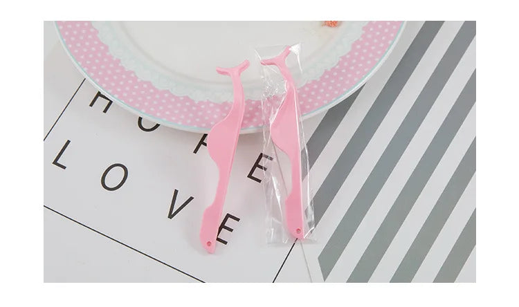 1/2Pcs False Eyelash Tweezers Fake Eye Lash Applicator Eyelash Clip Eyelash Extension Makeup Cosmetic Tool Tweezers