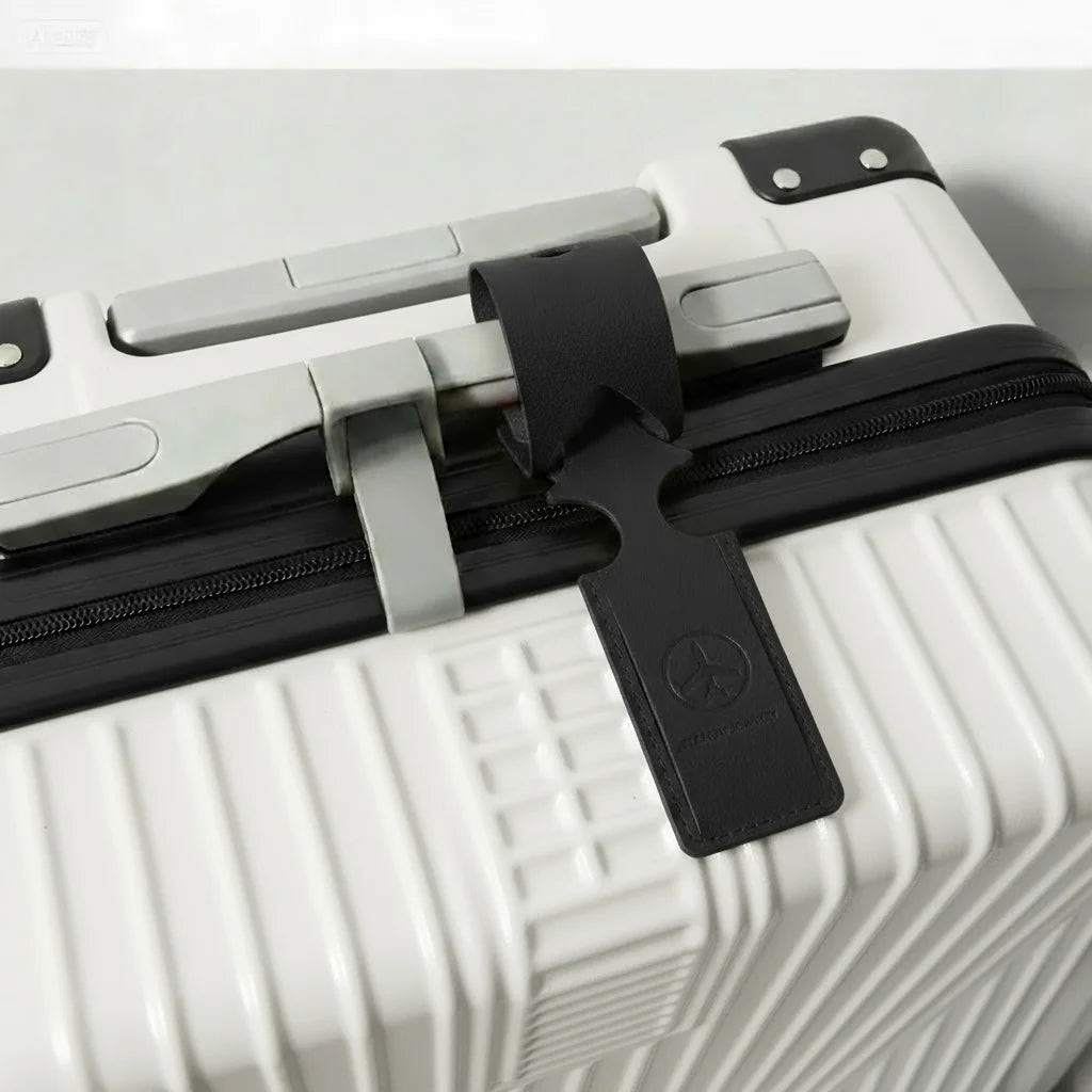 Long PU Luggage Tag for Air Travel - Easy Baggage Identification