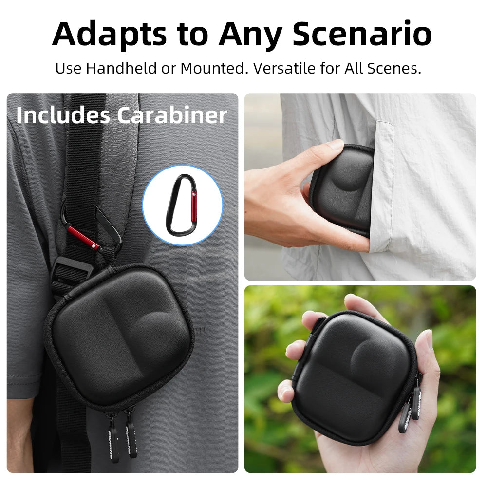 Flymile Storage Bag for DJI OSMO NANO Camera Mini Box Hard Shell Portable PU Carrying Case for DJI OSMO NANO Accessories