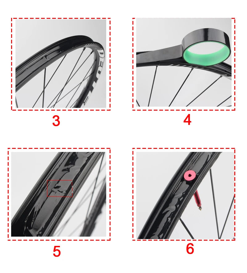 RGO Bicycle Tire Liner Vacuum Tire Pad MTB Tubeless Rim Tapes 20-37MM Road Bike Fiets Wiel Outdoor cycling Tires Tool Parts