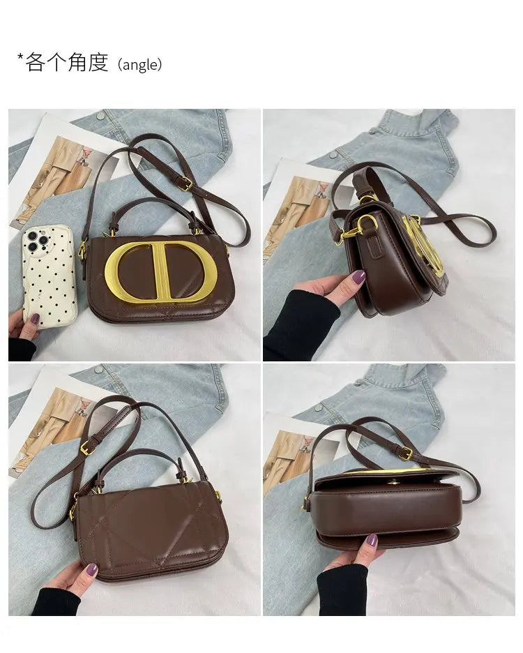 Luxury Chic Designer Diaper Bag For Women Large Capacity Tote Elegant Leather Crossbody Handbag For Fashionable And Practical